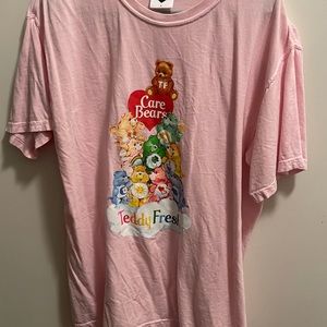 Pink Carebears top very soft teddy fresh